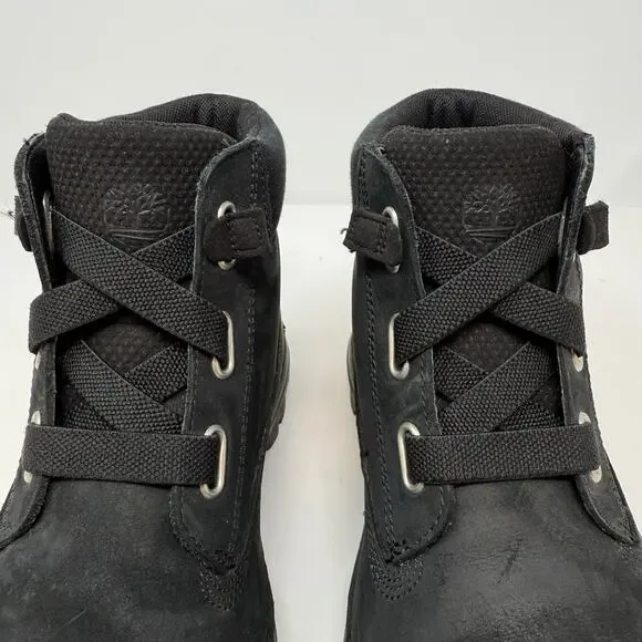 Timberland Hiking Boots Women's 7 Black Suede Leather Hikers Outdoors - Picture 8 of 12